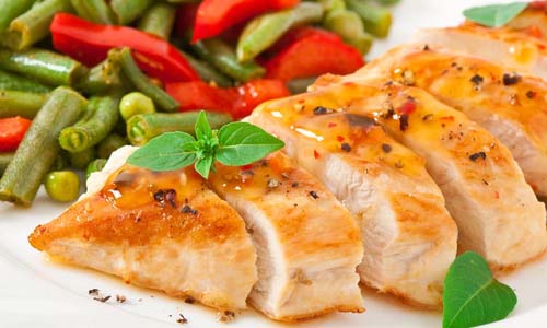 Продукты полезные зимой. На фото куриная грудка Продукты полезные зимой